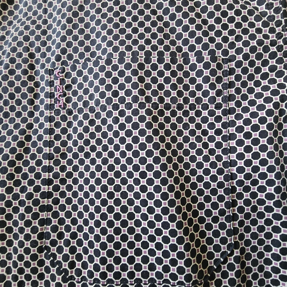 Cinch Modern Fit Shirt Men's XL Long Sleeve Button Down Polka Dot Geometric‎ - Picture 3 of 7